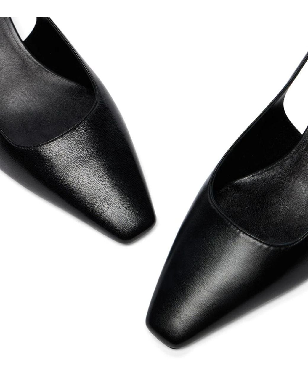 Stuart Weitzman Black Stassi Slingback 50