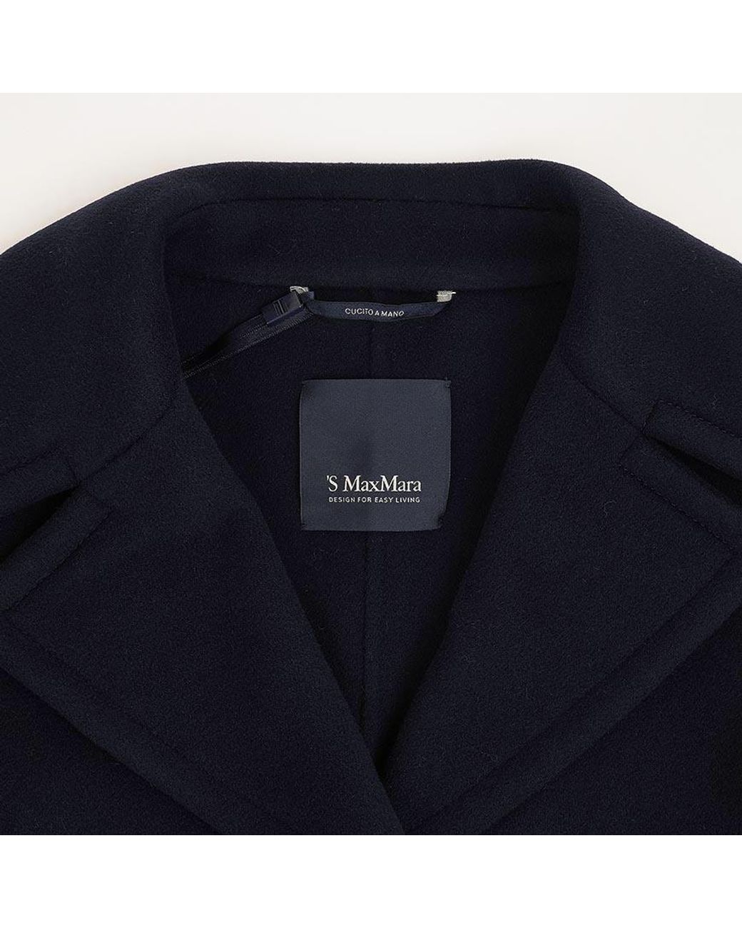 Max Mara Blue Long-Sleeve Casual Jacket