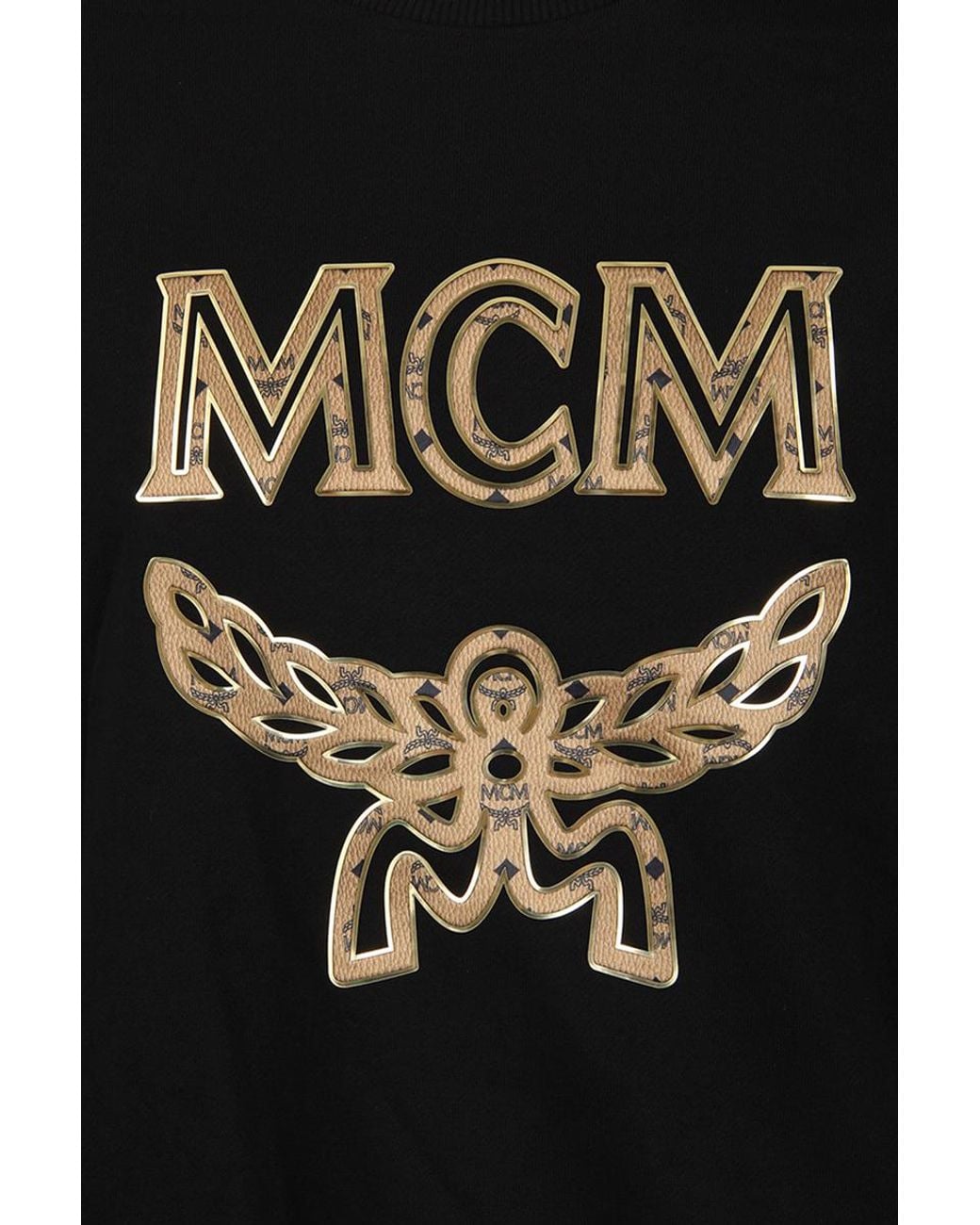 MCM Black Logo Pullover for men