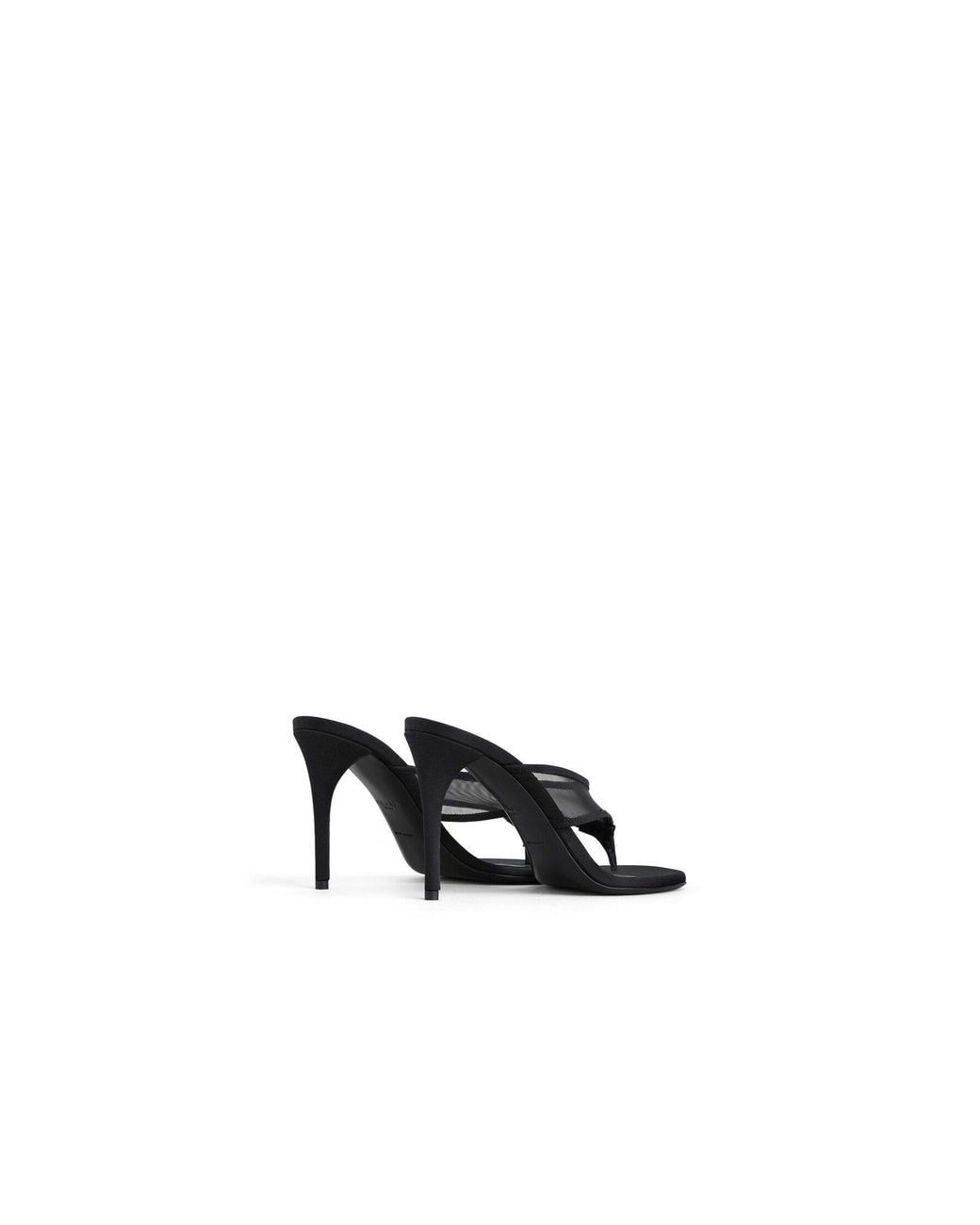 Alaïa Black Thong High-Heeled Sandals