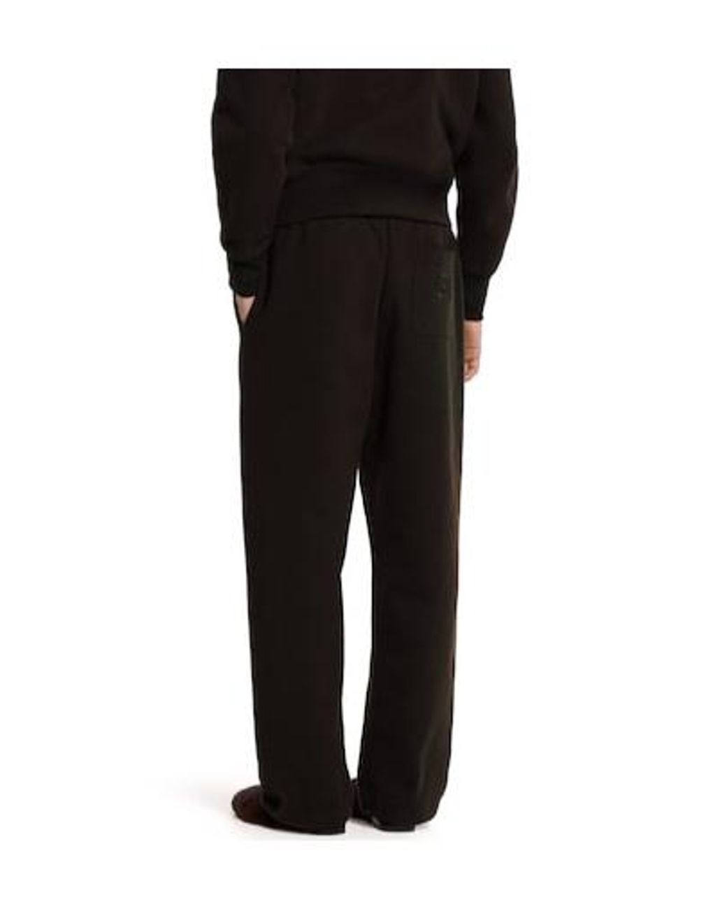 Gucci Black Brushed Jersey Jogging Pants for men