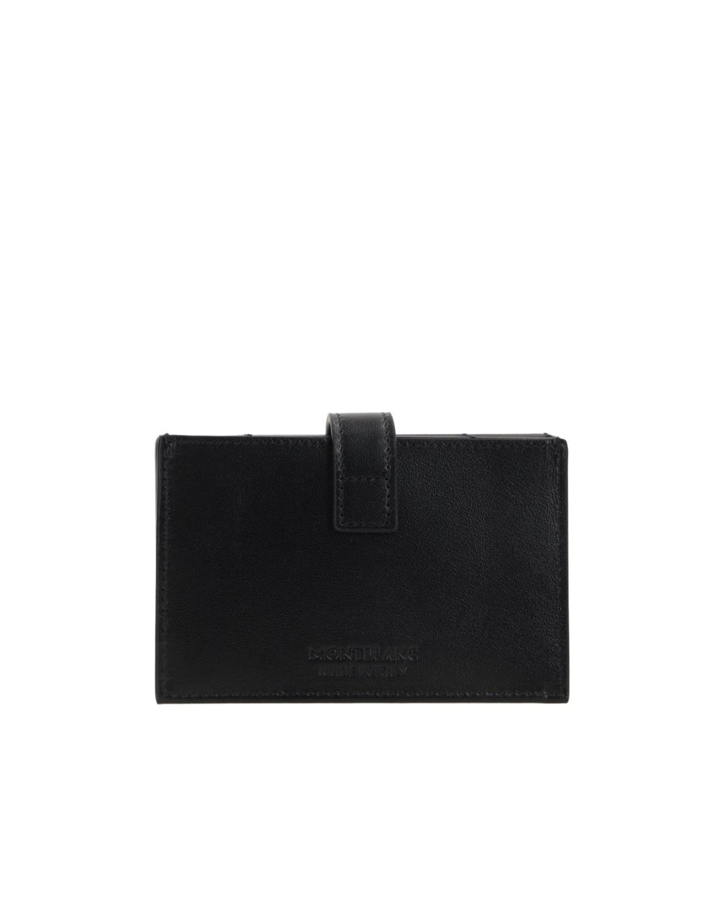 Montblanc Black Logo Plaque Card Holder for men