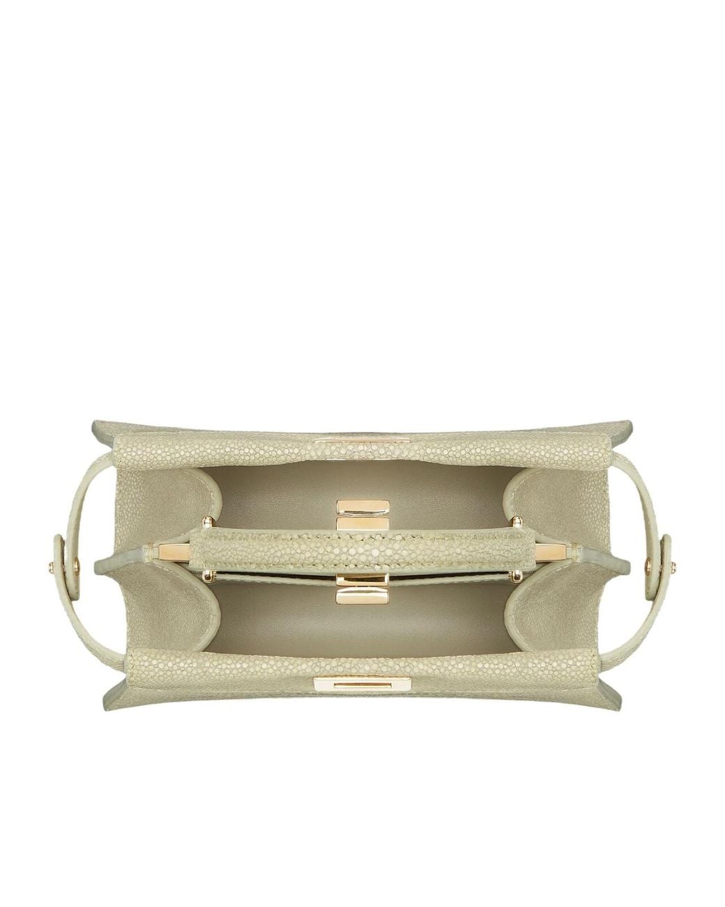 Fendi Metallic Sage Stingray Leather Bag