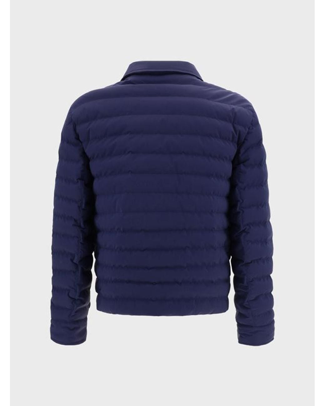 Brunello Cucinelli Blue Quilted Jacket for men