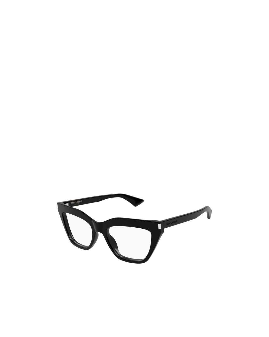 Saint Laurent White Eyewear Butterfly Frame Glasses
