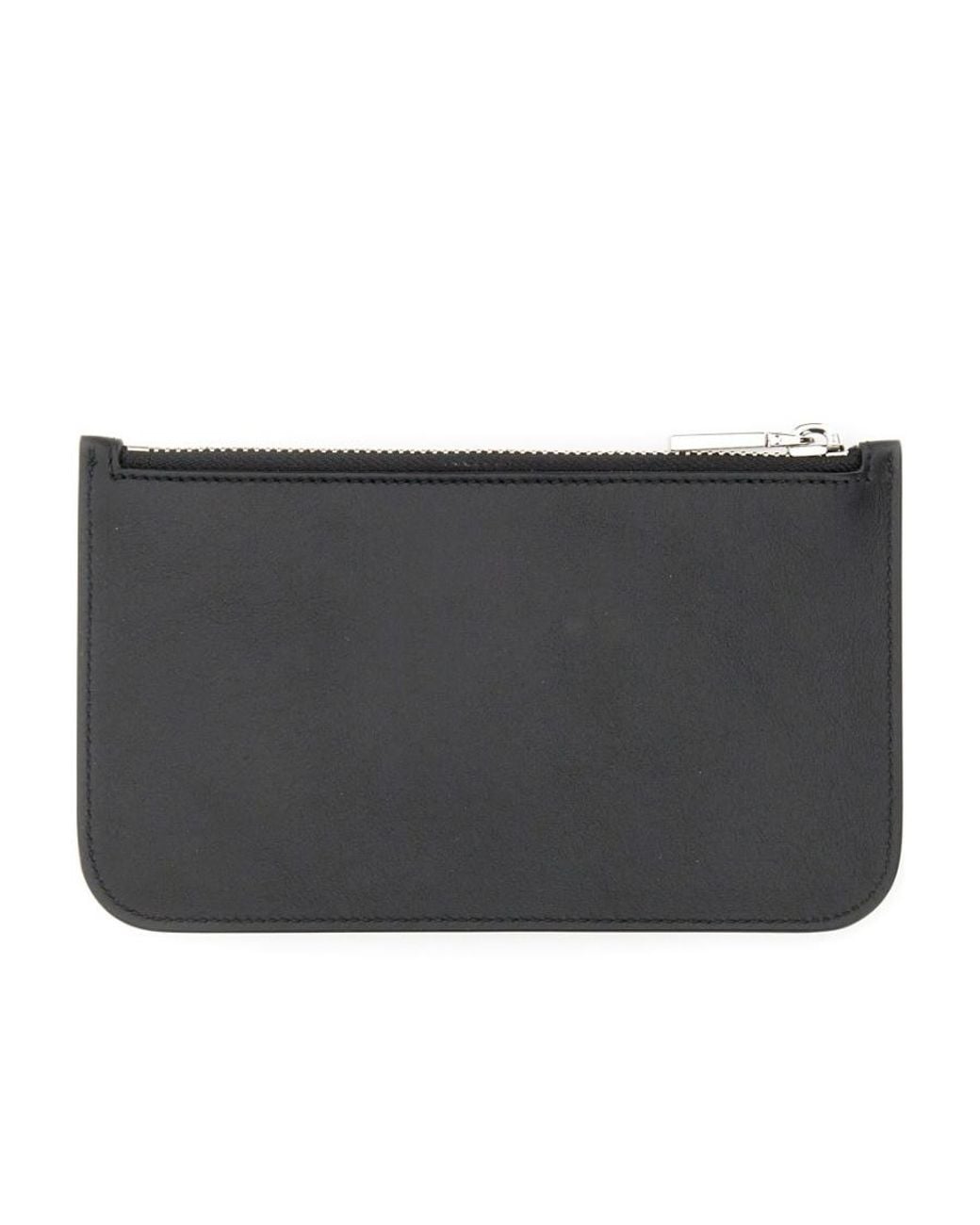DSquared² Black Logo Plaque Zipped Wallet