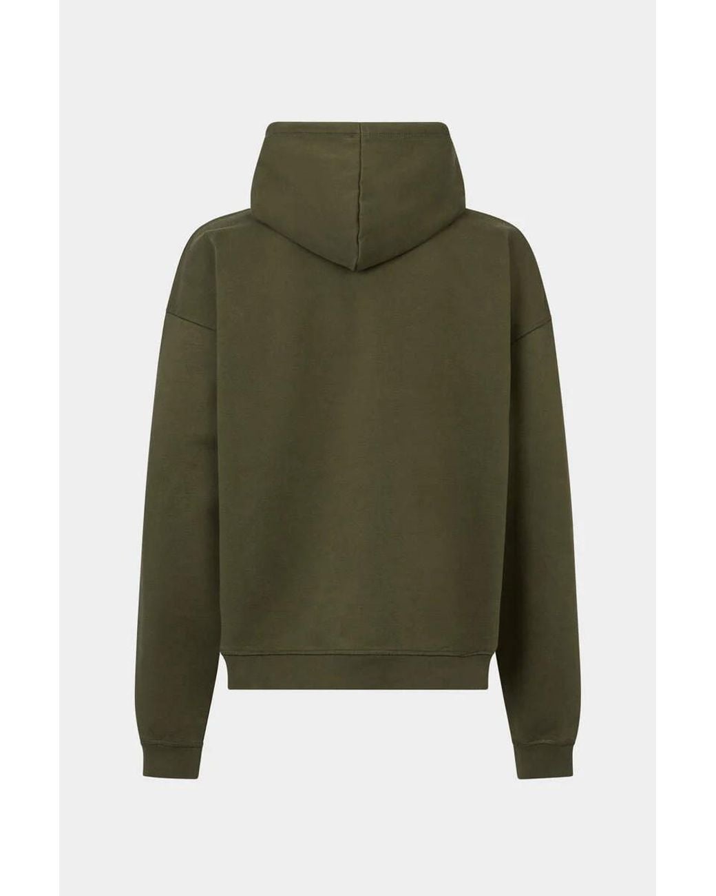 DSquared² Green Logo Embroidered Hoodie for men
