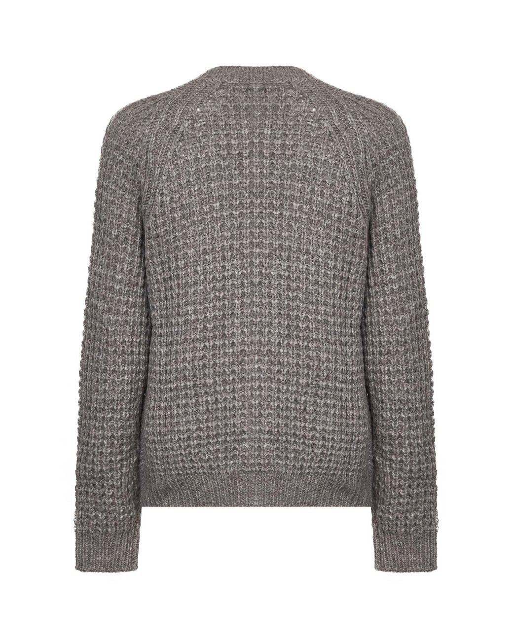 Roberto Collina Gray Textured Button-Up Cardigan for men
