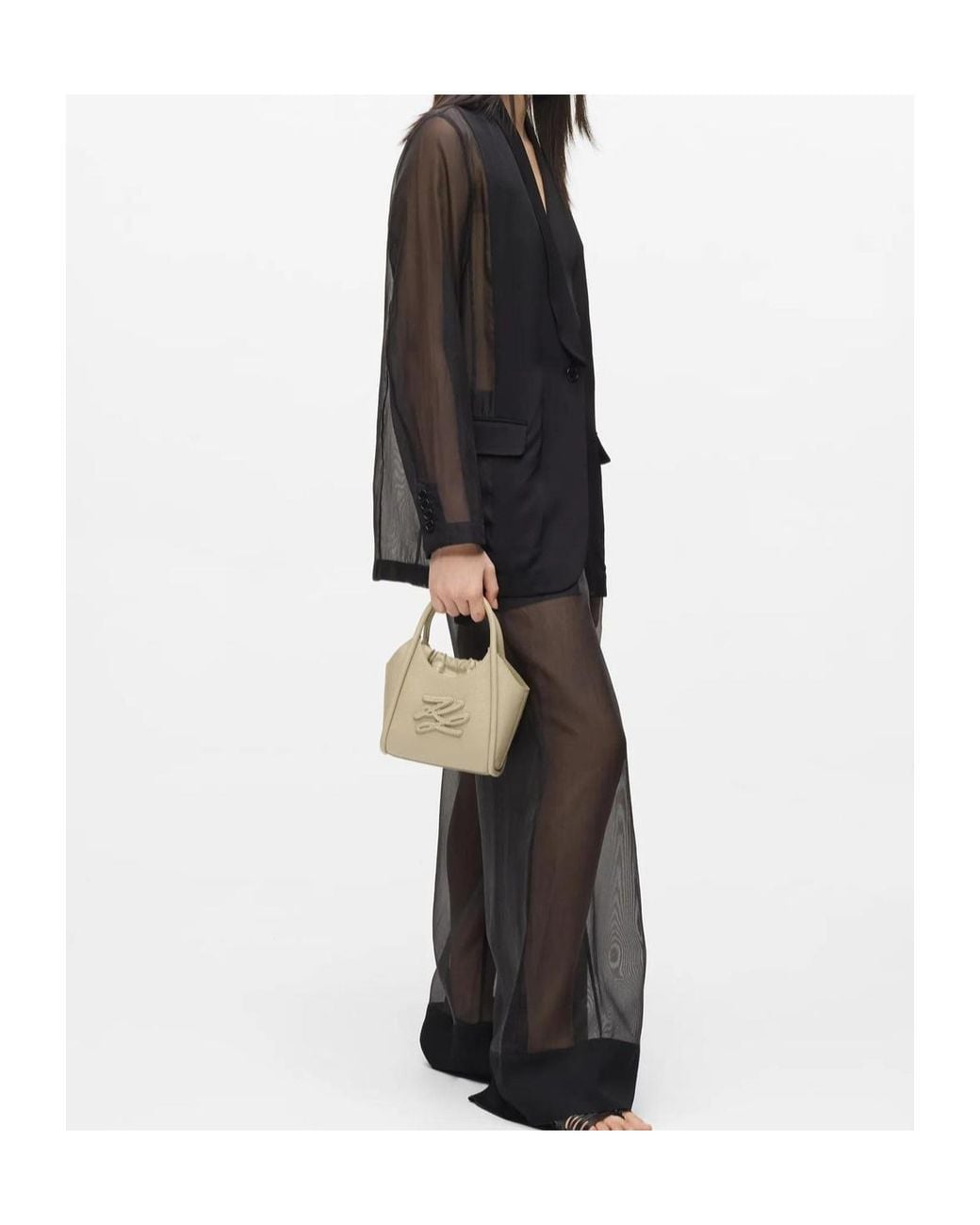 Karl Lagerfeld Natural Mini K/Autographbucket Bag