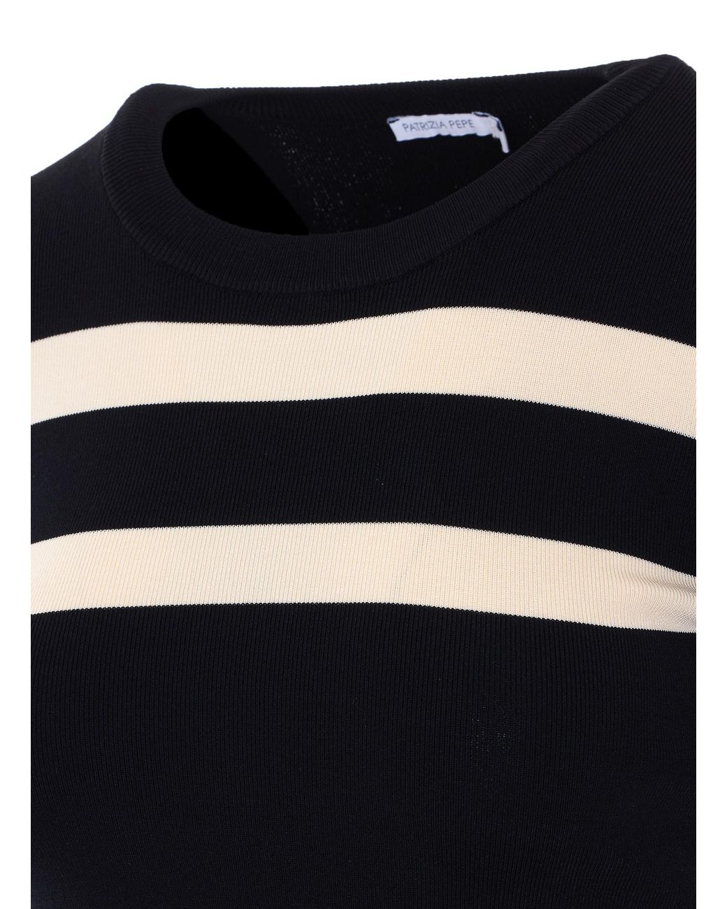 Patrizia Pepe Blue Striped Pullover