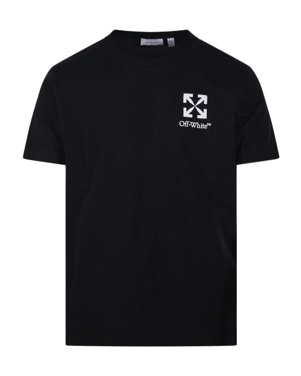 Off-White c/o Virgil Abloh Black Small Arrow Slim T-Shirt for men