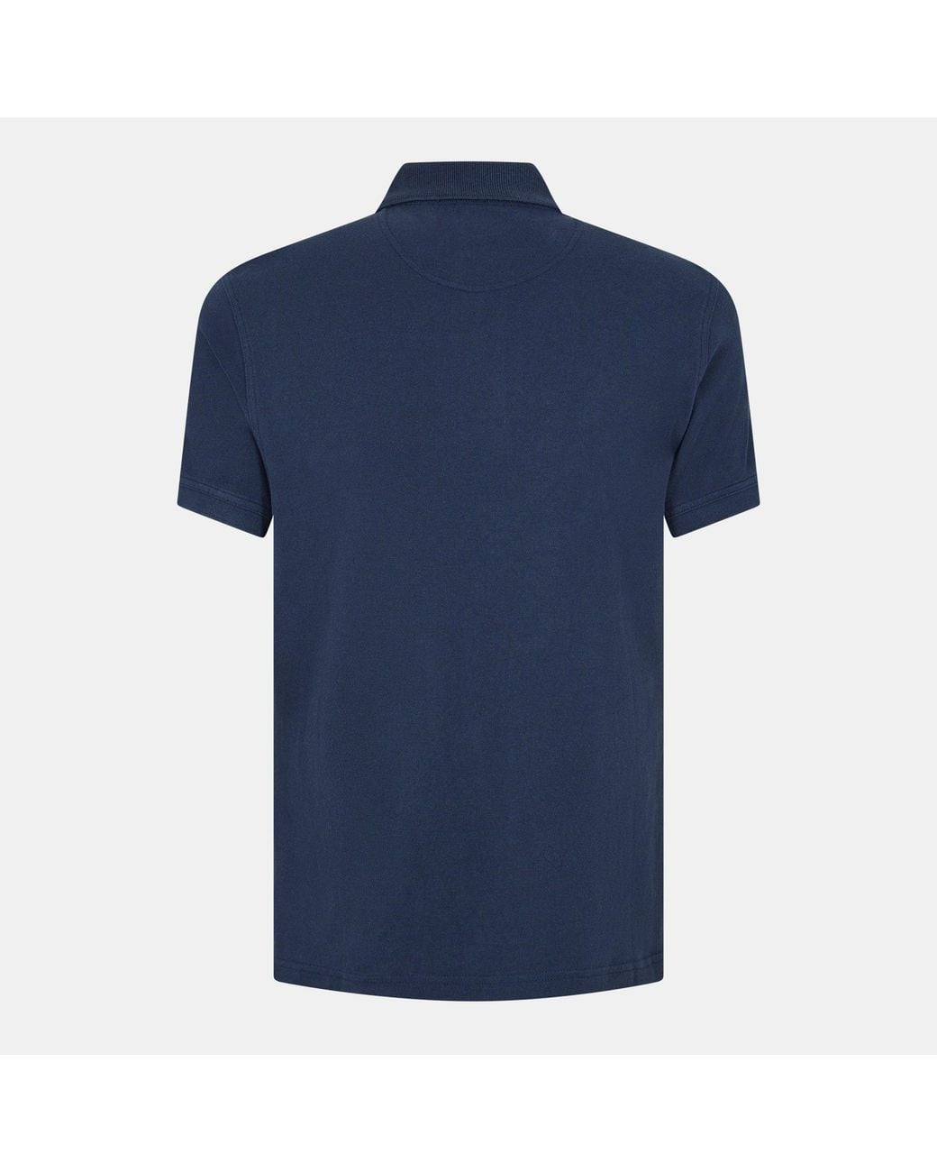 Barbour Blue Cotton Polo Shirt for men