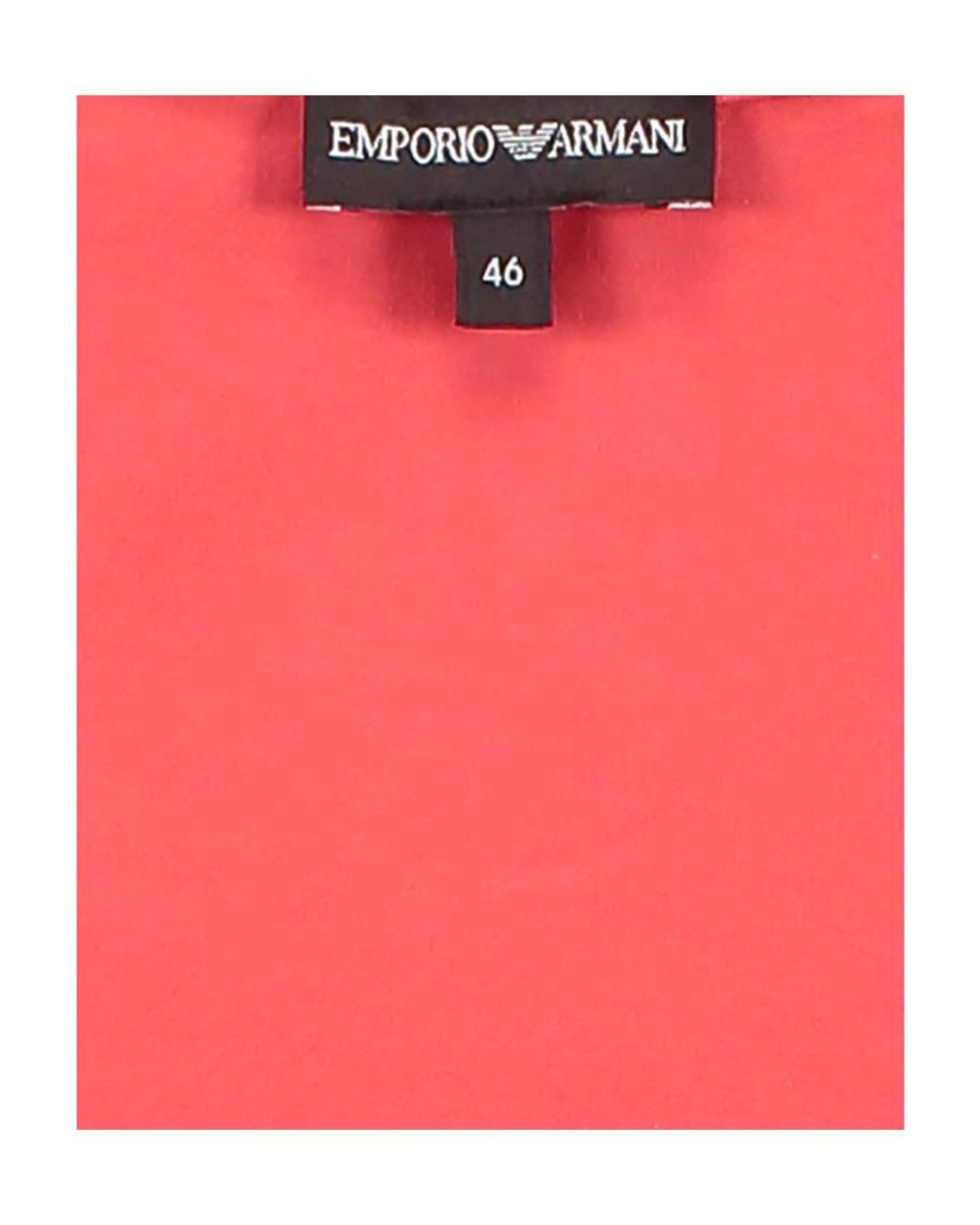 Emporio Armani Pink Short-Sleeved T-Shirt With Round Neck
