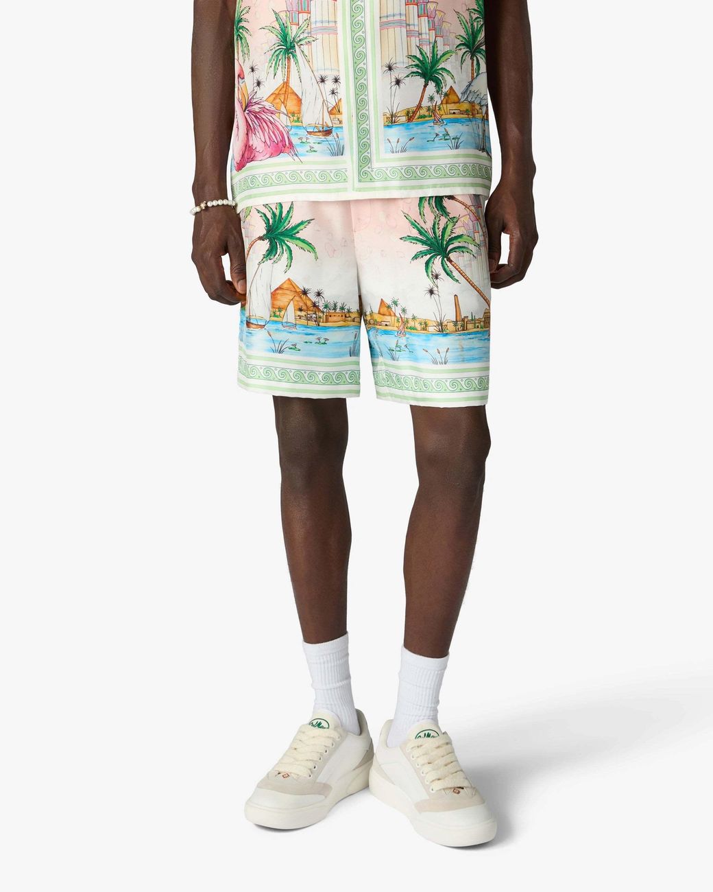 Casablanca Multicolor Ethereal Printed Shorts for men