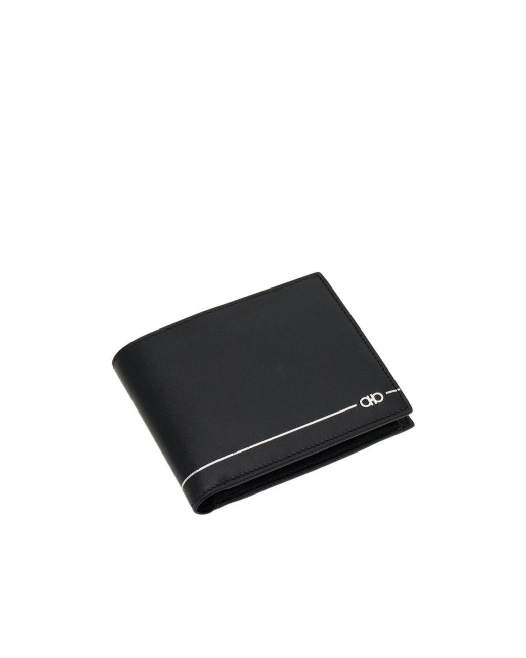 Ferragamo Black Gancini Wallet for men