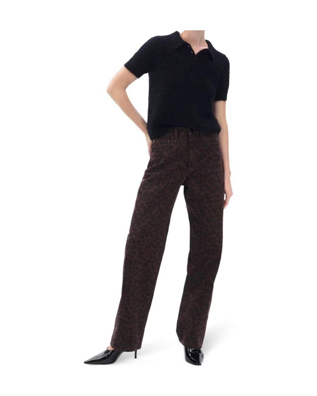 Rag & Bone Brown Casual Pants With Belt Loops