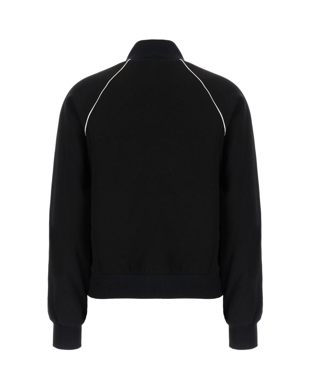 Tory Burch Black Chevron-Patch Jacket