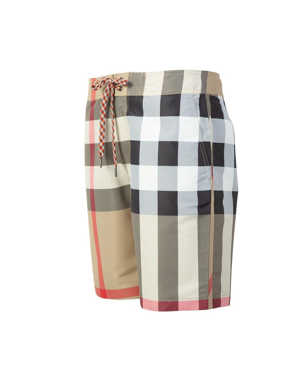 Burberry Multicolor Checked Swim Shorts for men
