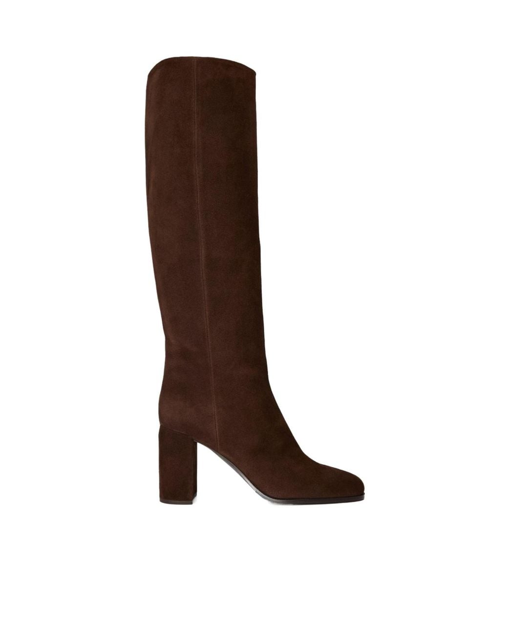 Prada Brown Classic Knee-High Boots