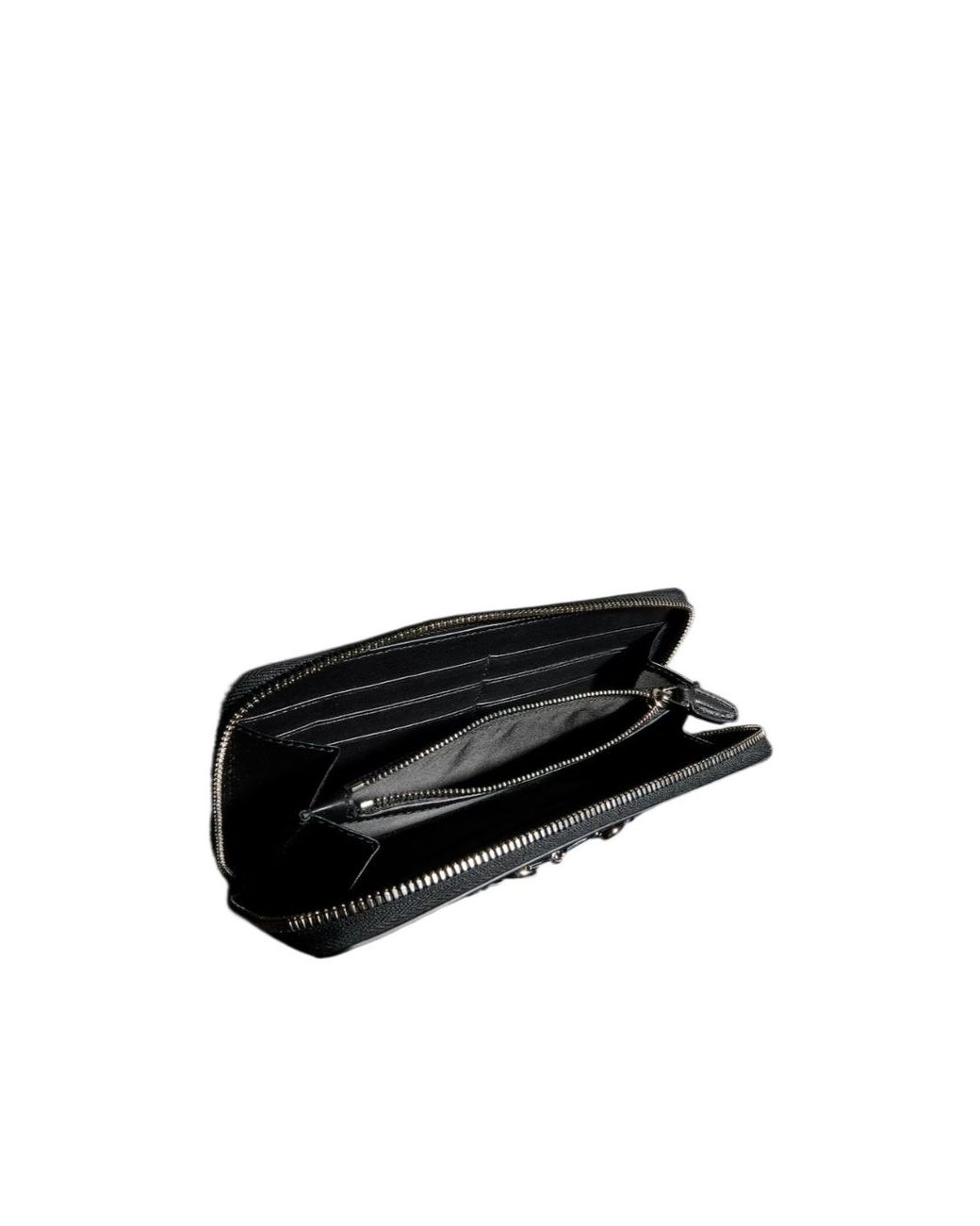 Gucci Black Horsebit Zip-Around Wallet