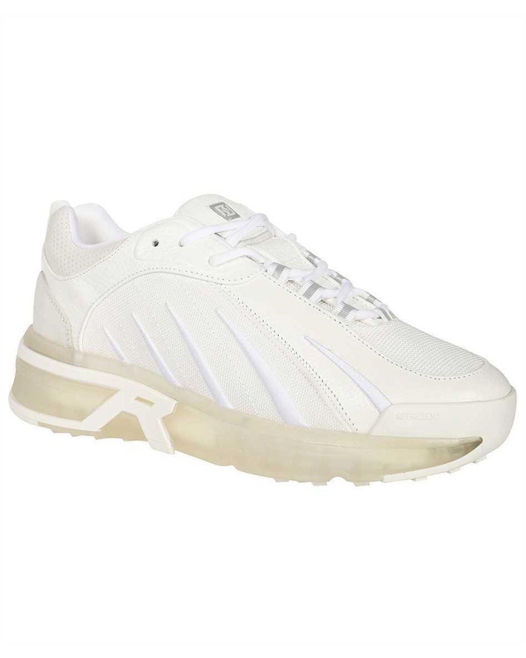 Represent White Viper Panelled Sneakers for men