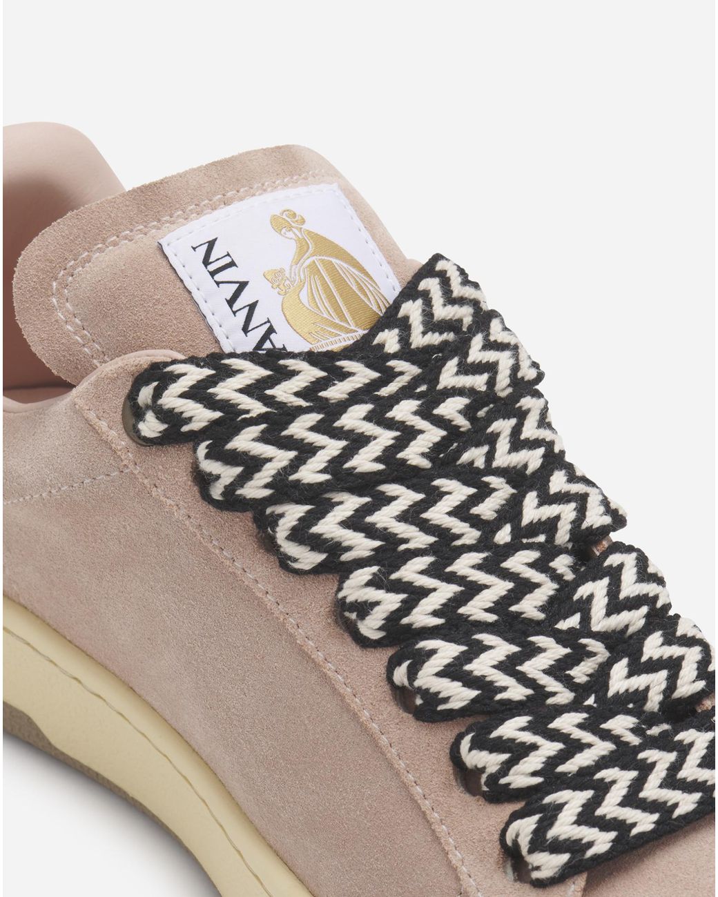 Lanvin Multicolor Lite Curb Low-Top Sneakers