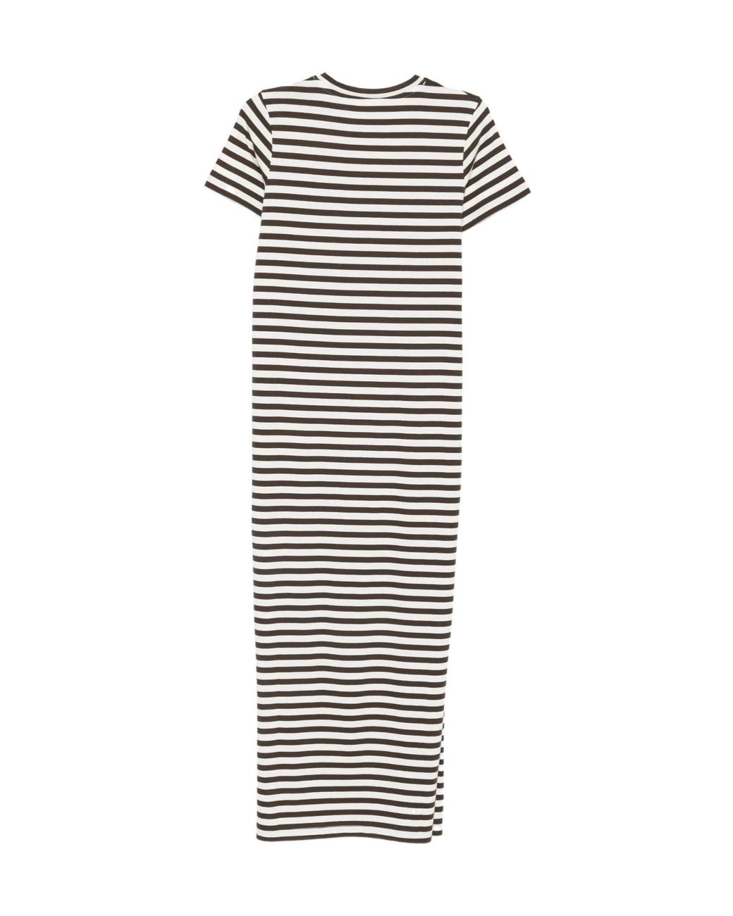 Closed White Striped Logo-Print Dress