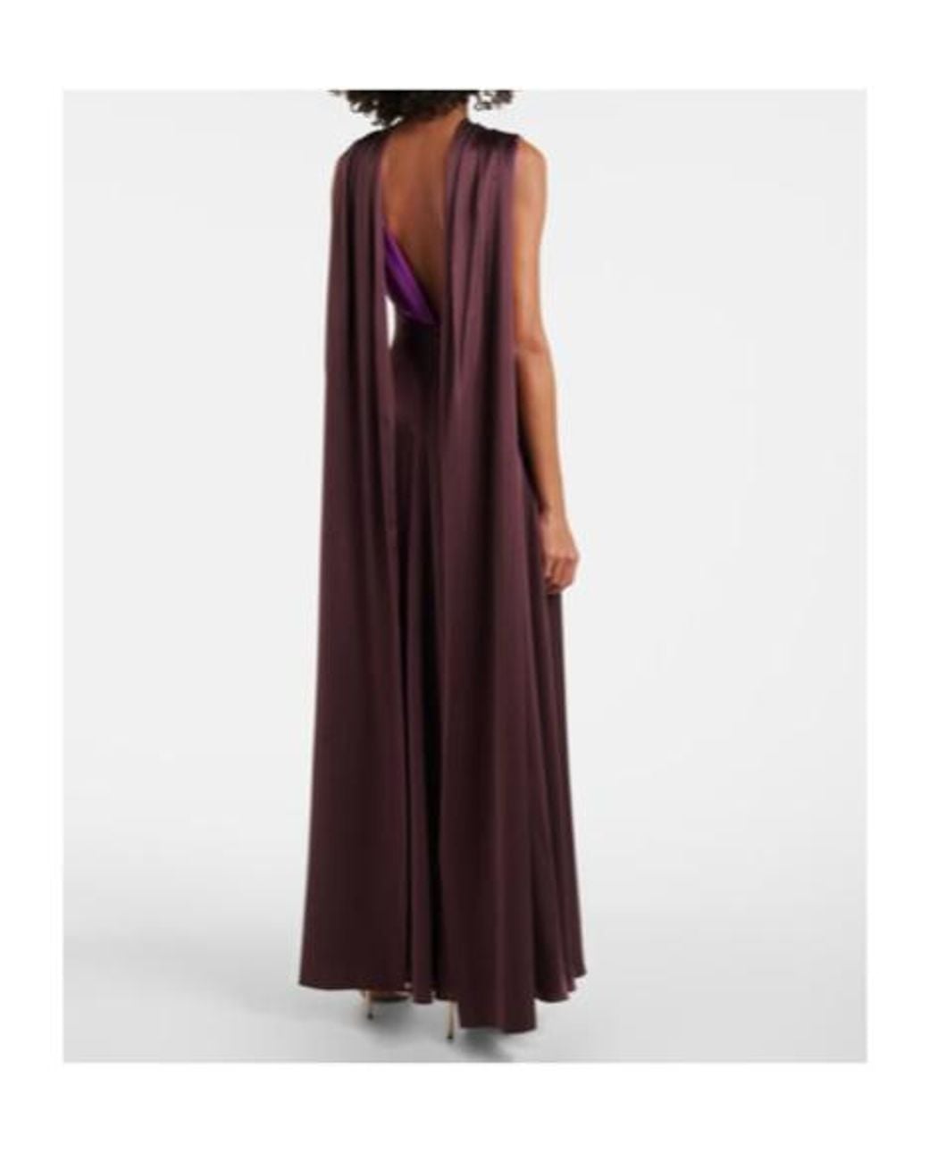 Roksanda Purple Amanita Silk Cocktail Dress