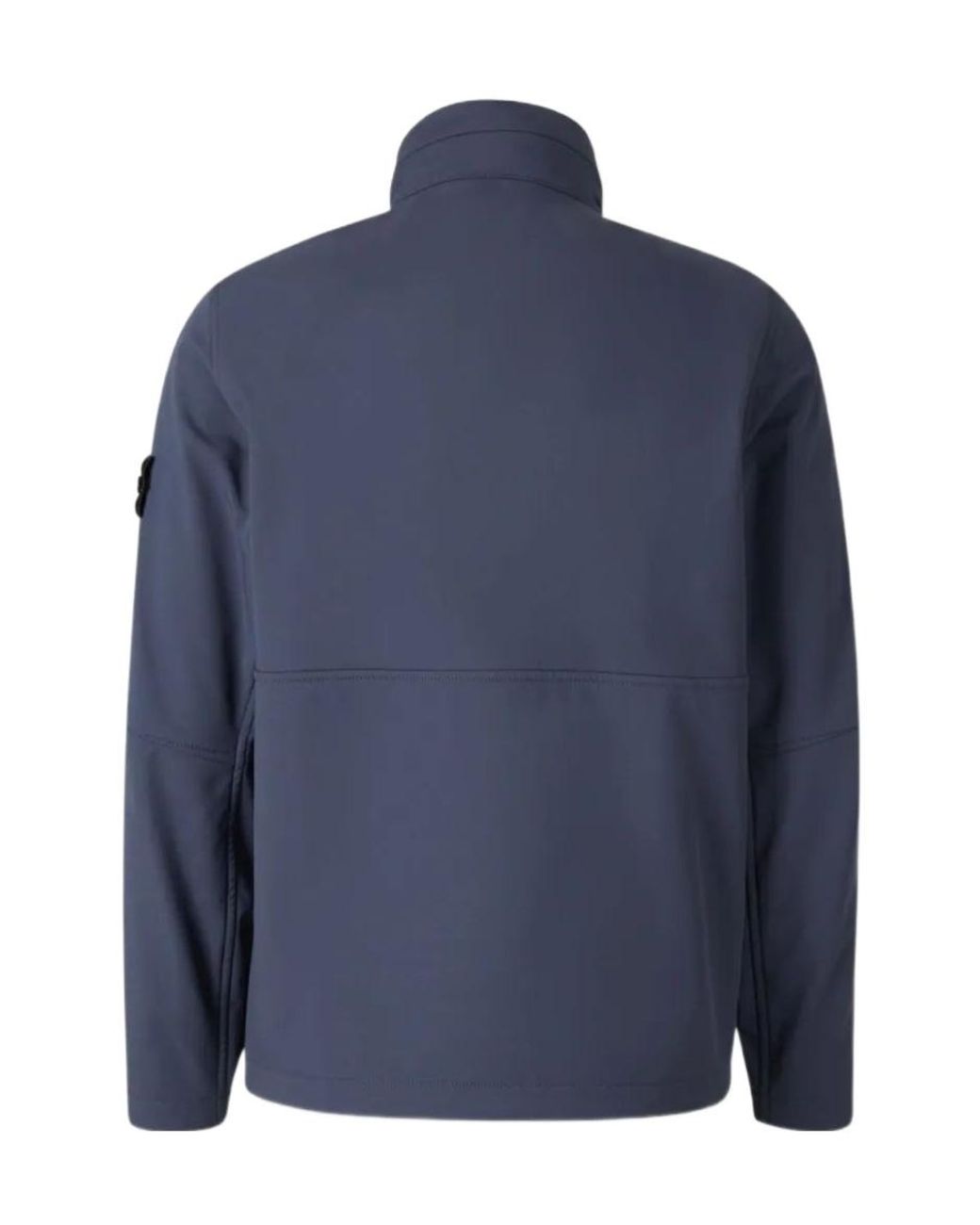 Stone Island Blue Q100005 Soft Shell-R_E.Dye Technology Jacket for men
