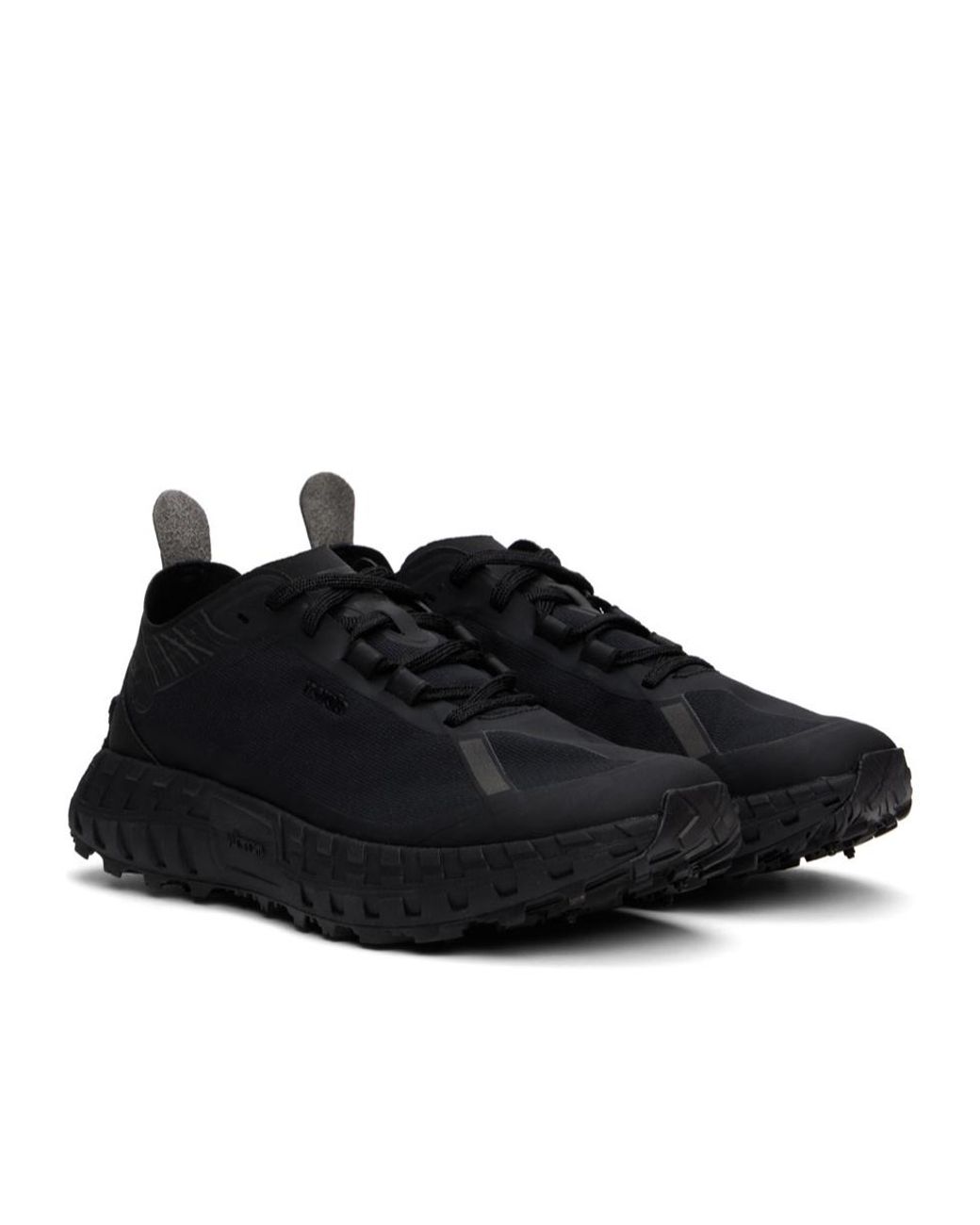 Norda Black Laced Sneakers for men