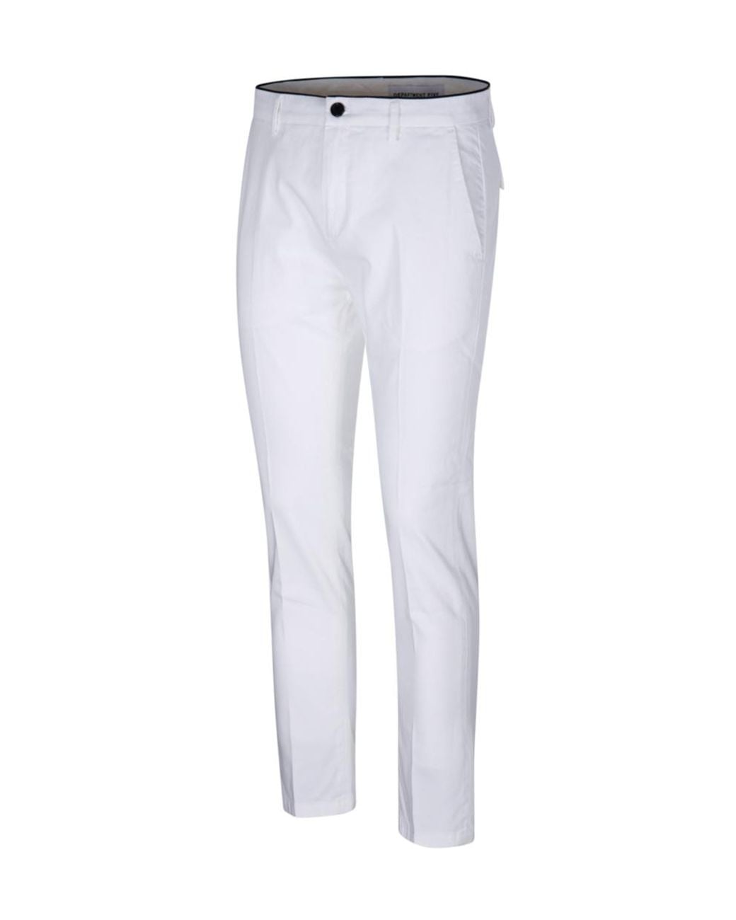 Department 5 White Slim Fit Pants for men