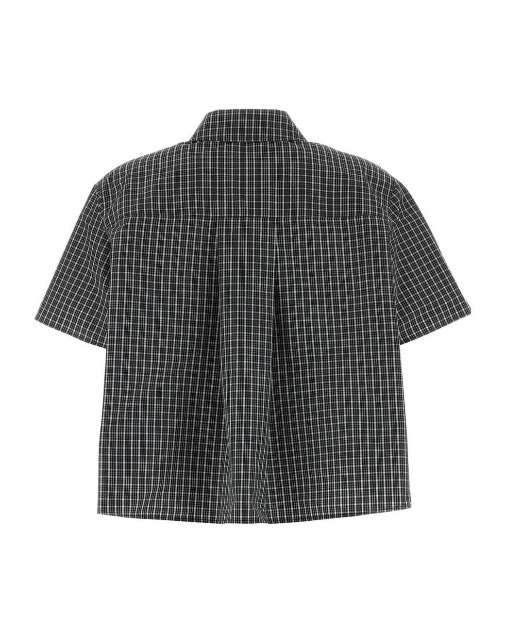 Loewe Gray Short Sleeve Trapeze Shirt