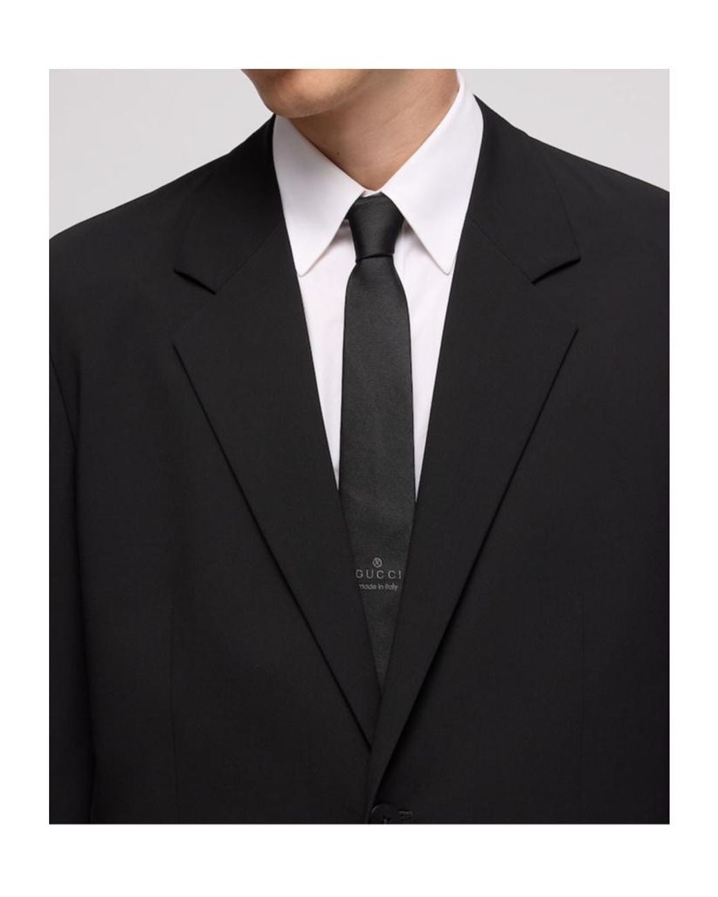 Gucci Black Technical Wool Blend Jacket for men