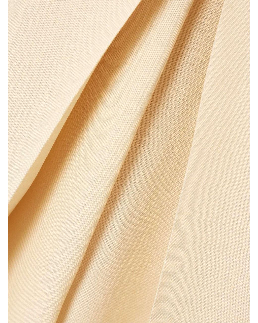 Valentino Natural Wide-Leg Skirt