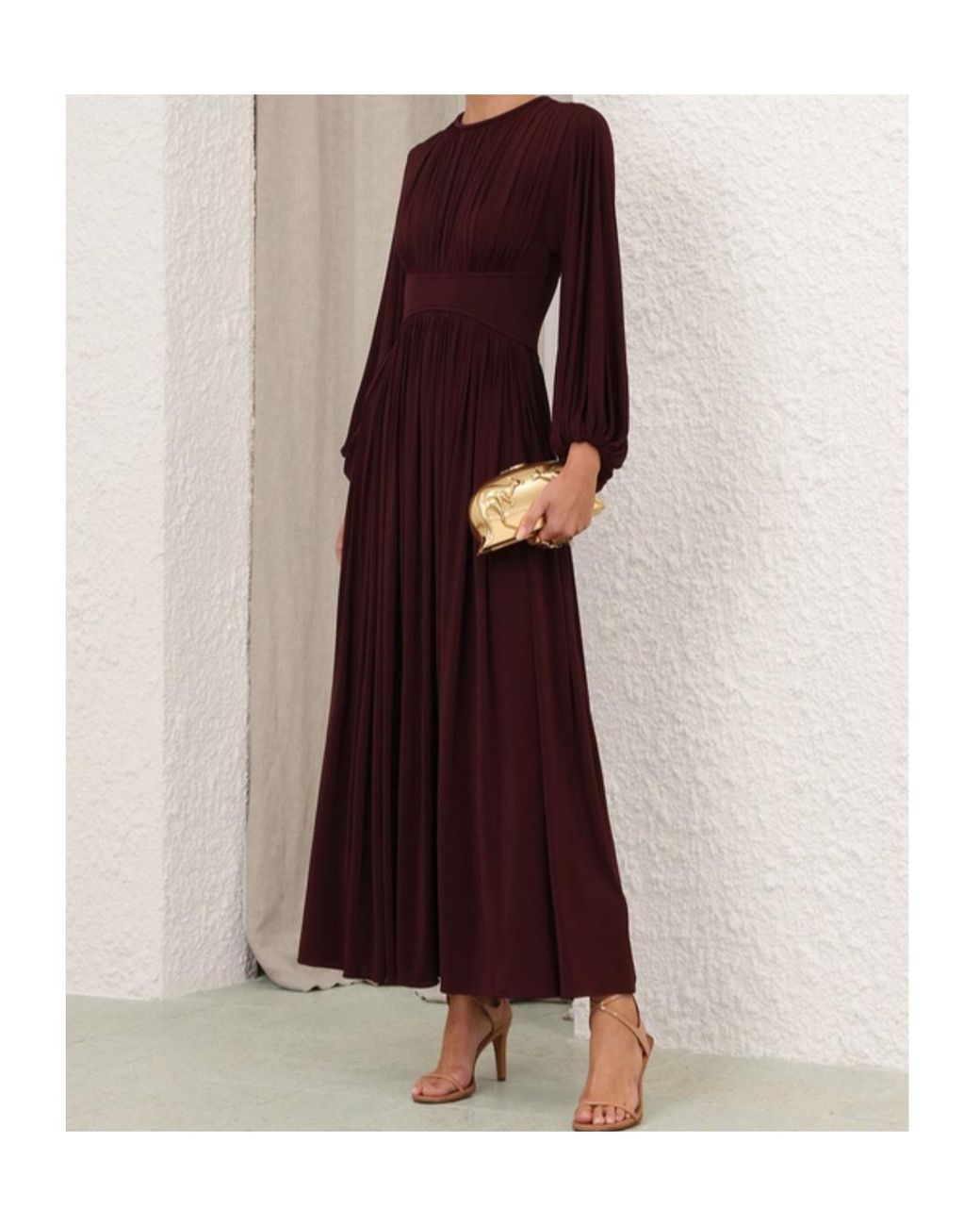 Zimmermann Purple Luna Billow Maxi Dress