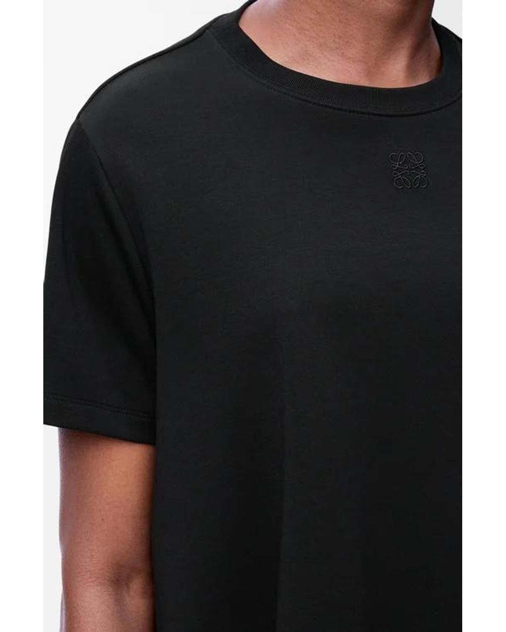 Loewe Black Short-Sleeve Dress