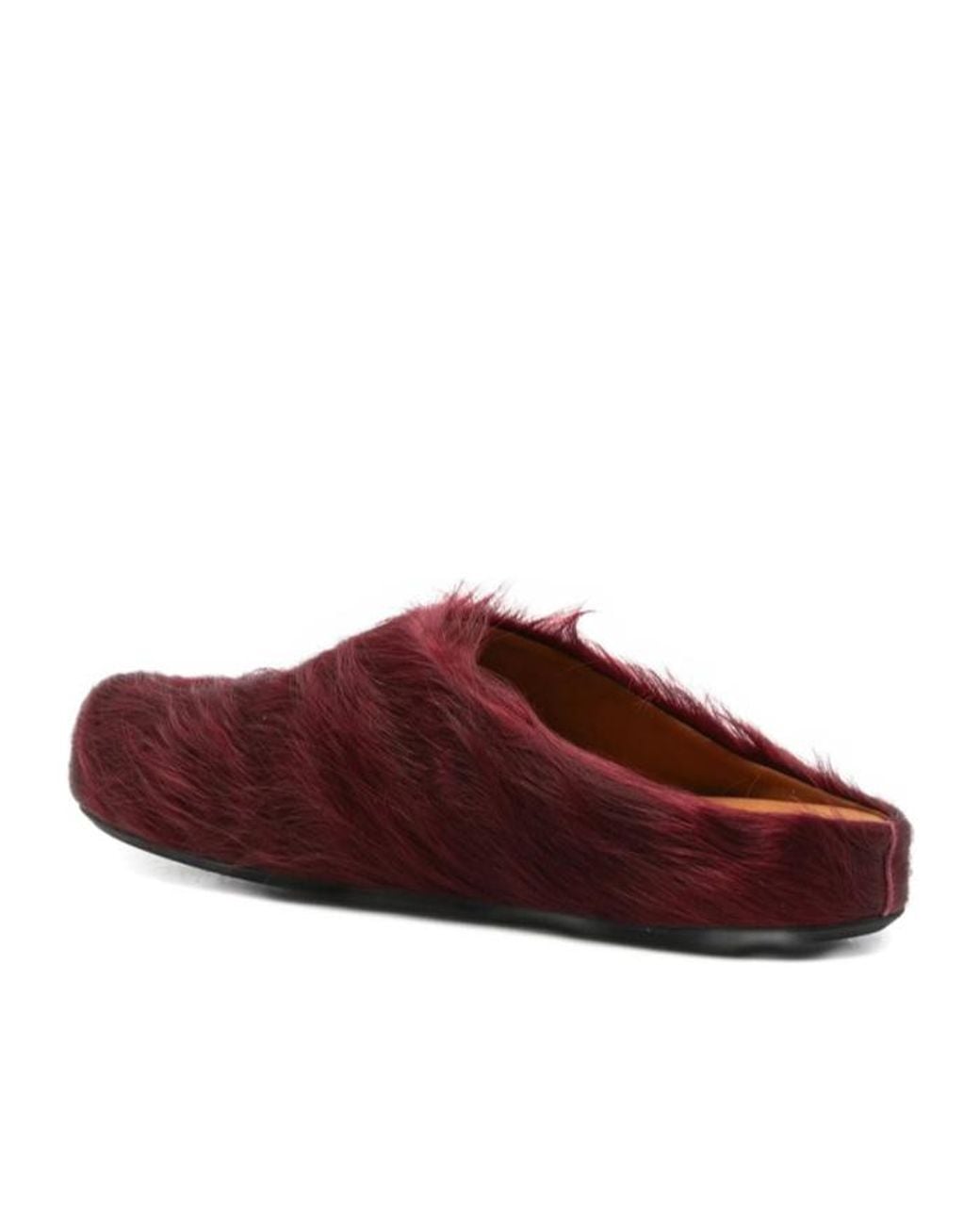 Marni Red Fussbett Slip-On Flat Mules for men
