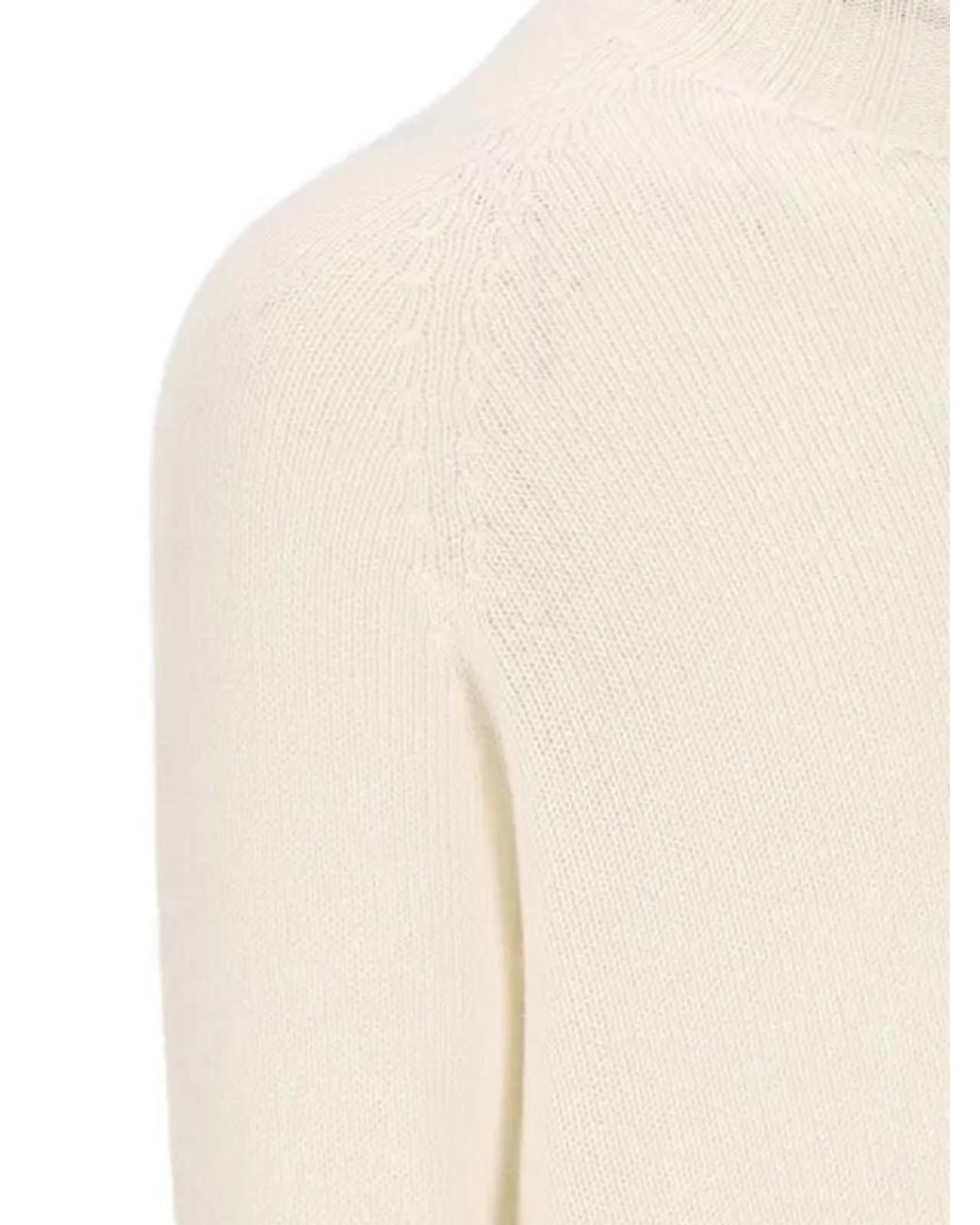 Tagliatore White Filbert Knitted Jumper for men