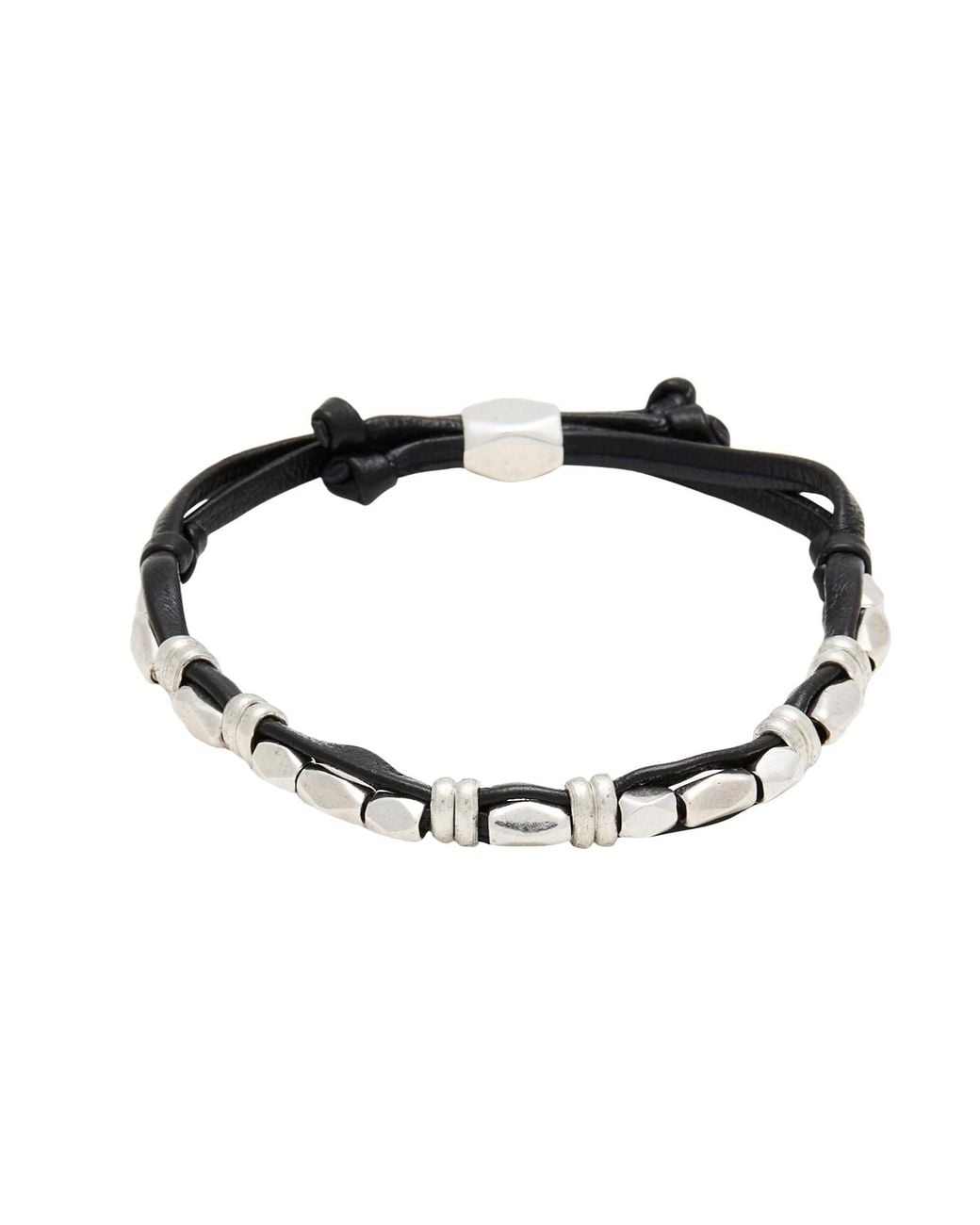Isabel Marant Black Leather Bracelet
