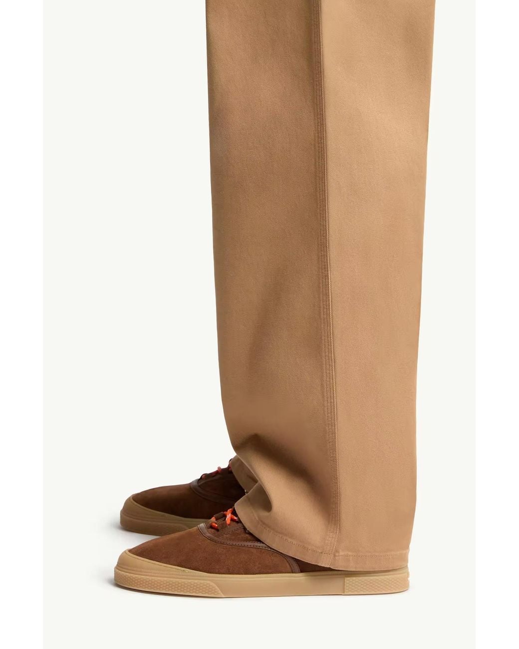 Moncler Natural Gabardine Cargo Pants for men