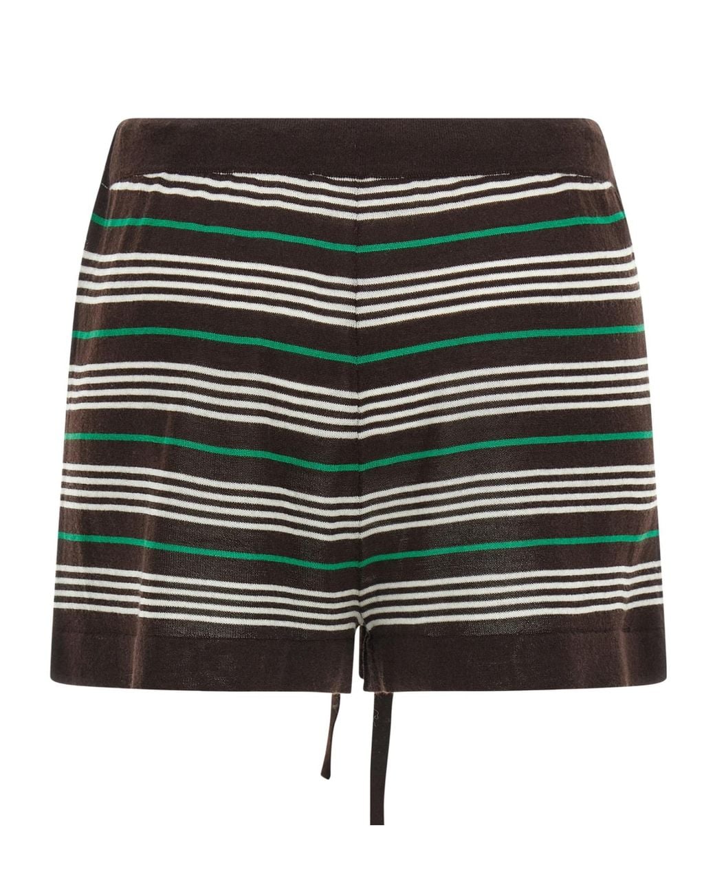P.A.R.O.S.H. Black 'Listripes' Shorts
