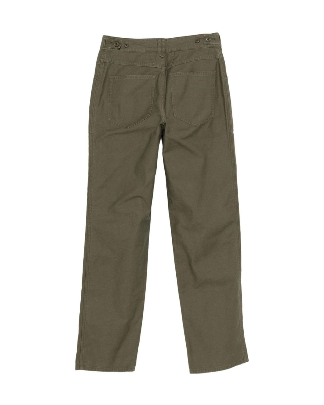 Closed Green Pocket Trousers
