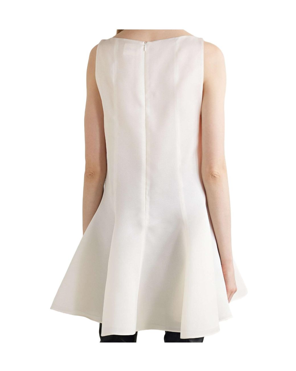 Khaite White Mags Minidress