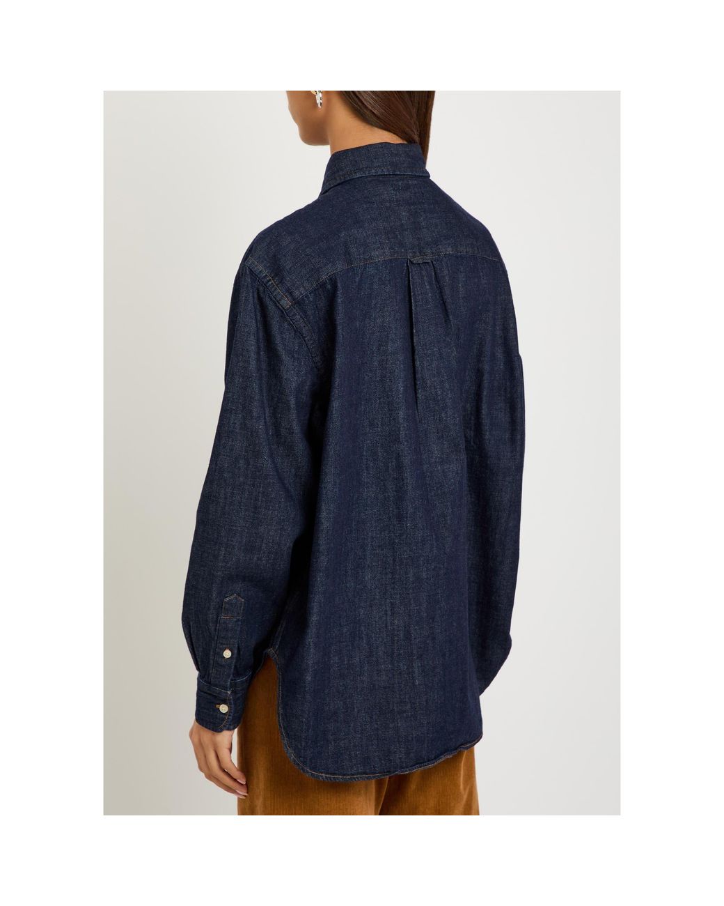 Polo Ralph Lauren Blue Sleeve Regular Fit Denim Shirt