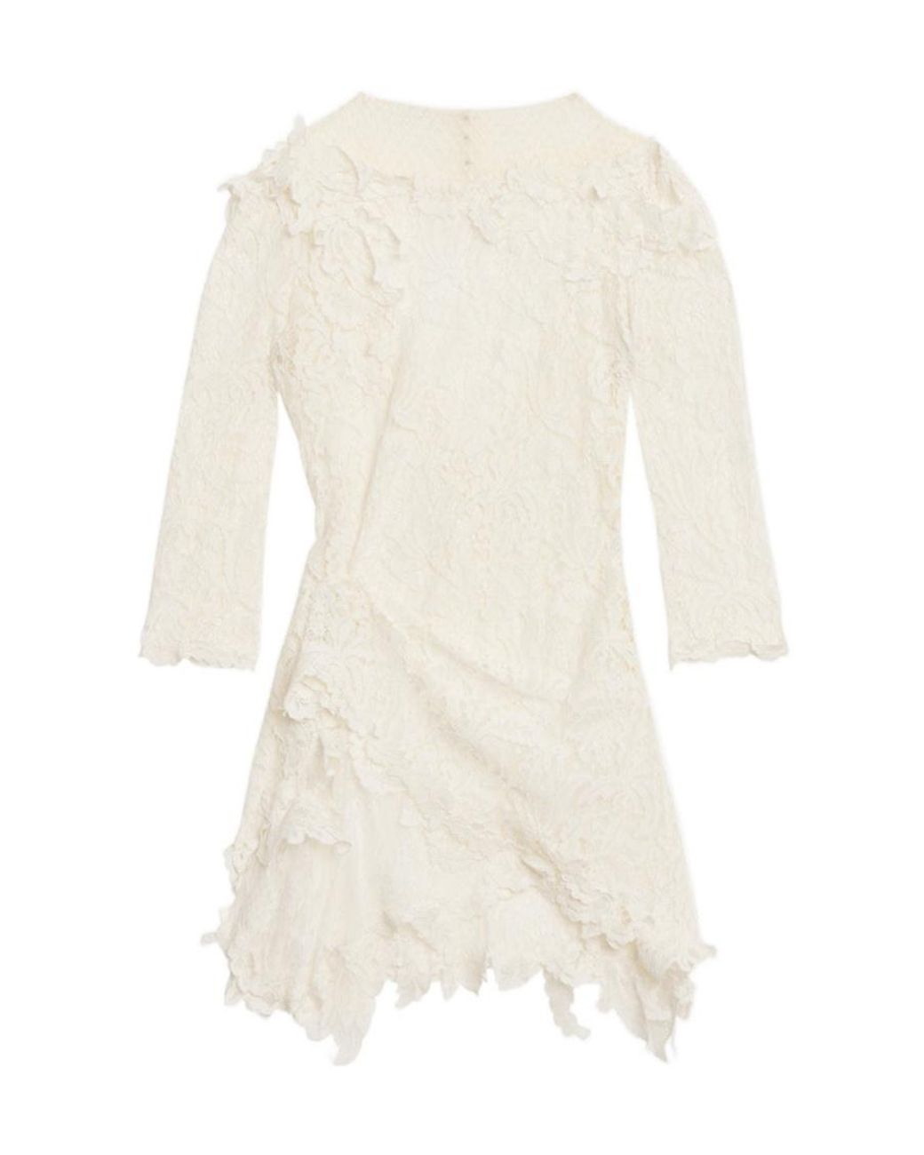Isabel Marant White Rubiana Lace-Detailed Midi Dress