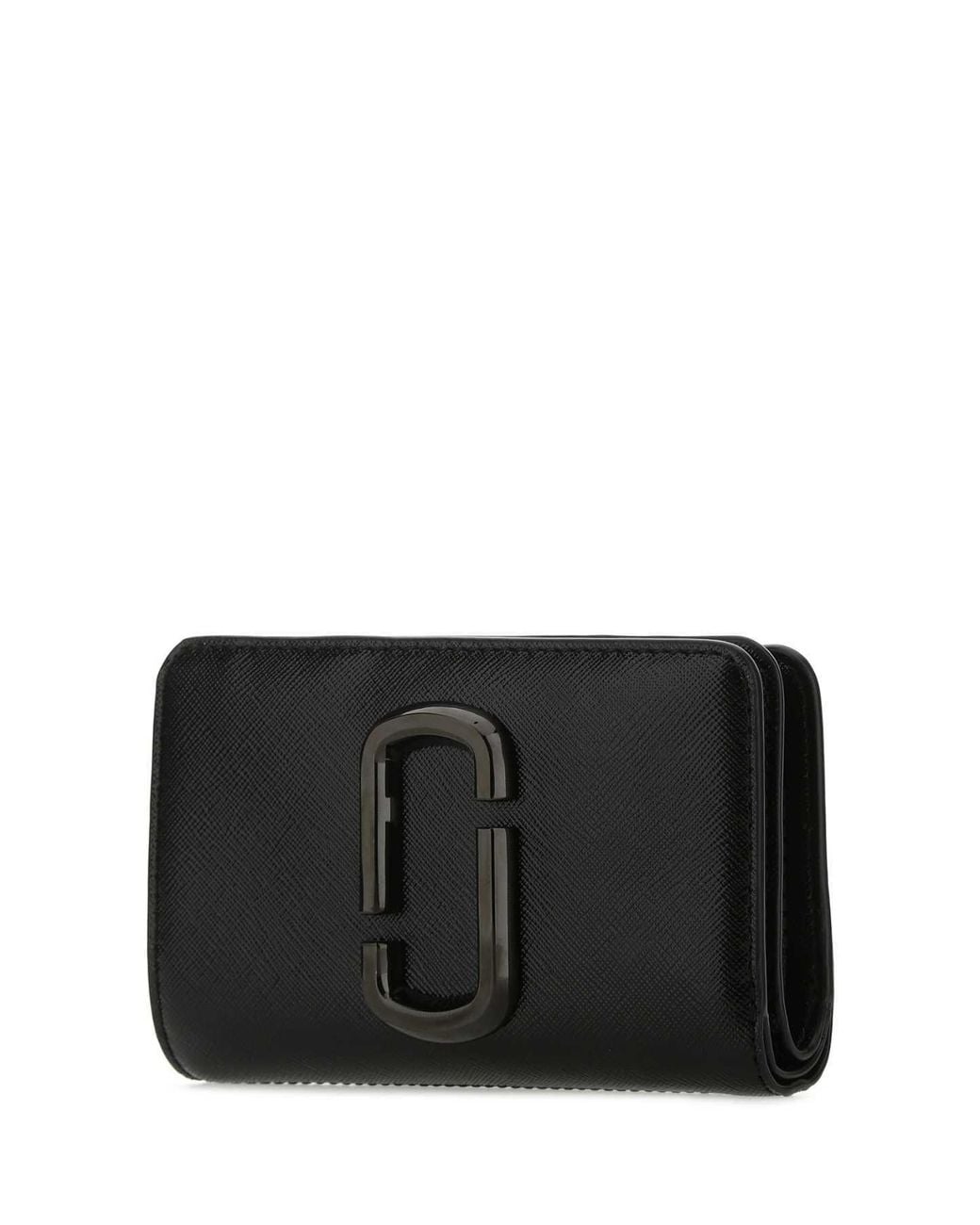 Marc Jacobs Black The Snapshot Dtm Compact Wallet