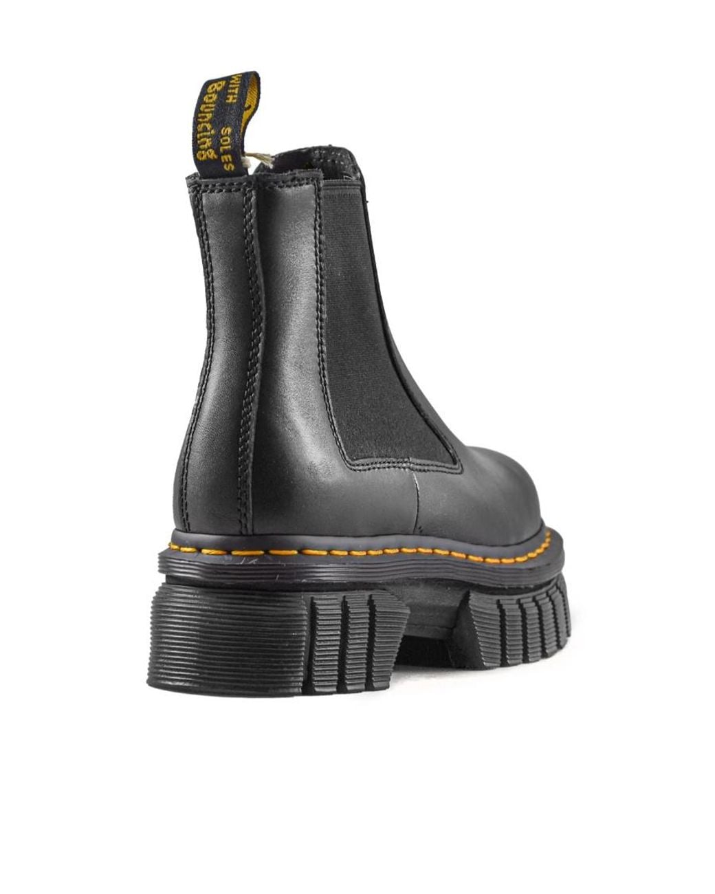 Dr. Martens Black Round Toe Chelsea Boots