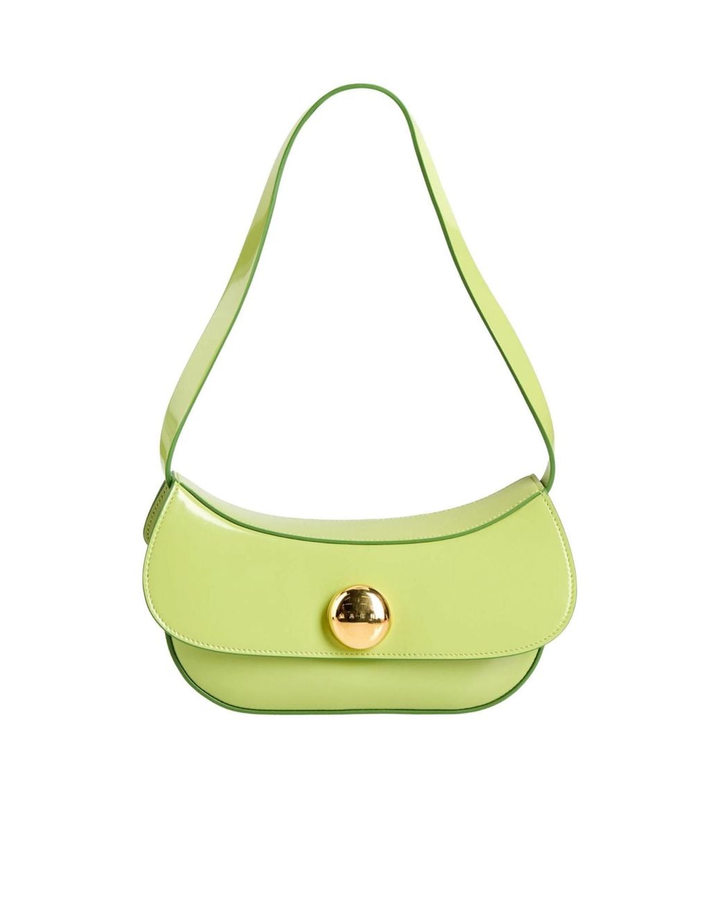 Marni Metallic Plain Colour Handbags