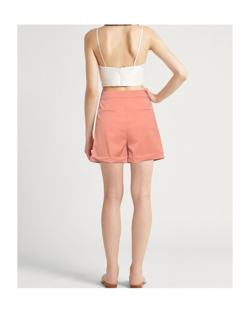 Max Mara Pink High Waist Shorts