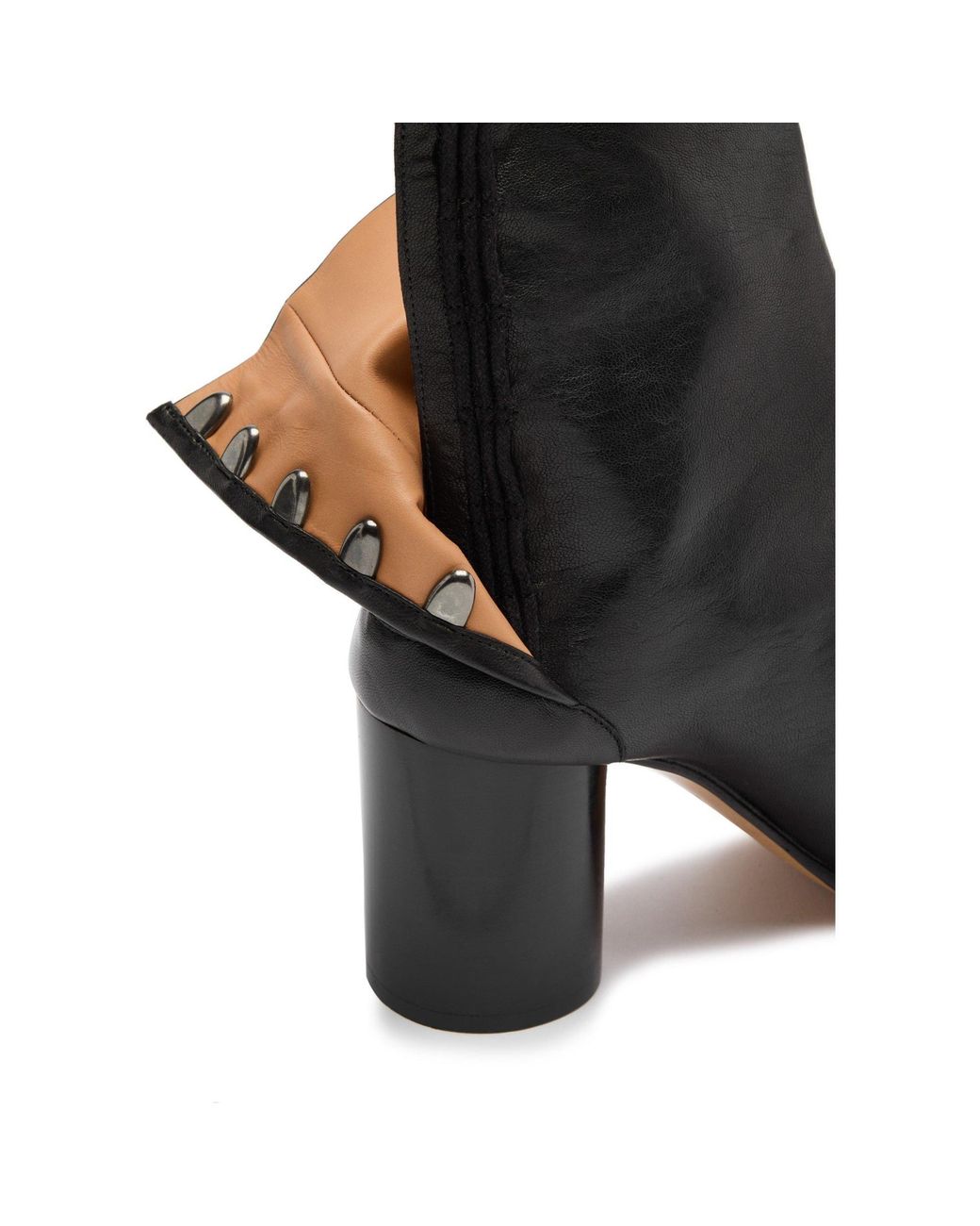 Maison Margiela Black Leather Ankle Boots